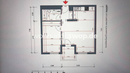 Bild 1 - 2 Zimmer Etagenwohnung zur Miete in Stuttgart