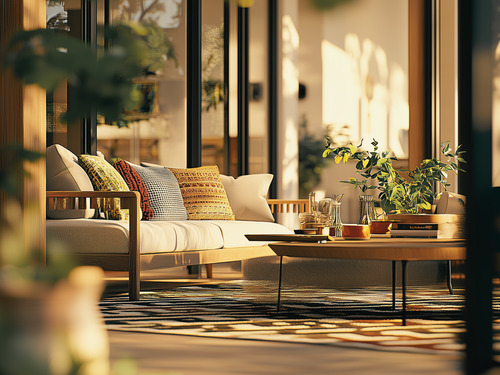 Teilüberdachte Terrasse-ideal geschützt - 