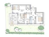 Mit Terrasse und Blick in den Garten - 