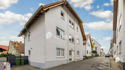 Haus 1 Außenansicht 3 - 1 Zimmer Mehrfamilienhaus, Wohnhaus in Sandhausen