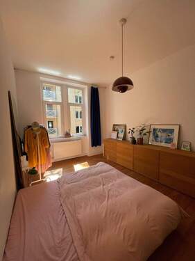 Schlafzimmer - Etagenwohnung mit 72,40 m² in Karlsruhe zur Miete