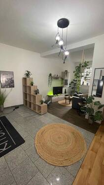 Übergang Küchenbereich / Wohnzimmer - Etagenwohnung mit 46,00 m&sup2; in Bad Salzungen zur Miete