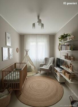 KI generiert Kinderzimmer - 