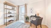 Arbeitszimmer (Beispiel Musterwohnung) - Etagenwohnung mit 83,80 m&sup2; in Hamburg zur Miete