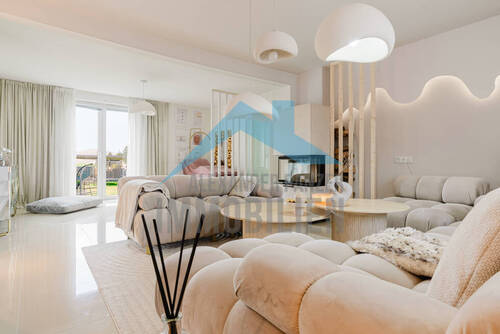 Wohnzimmer - Doppelhaushälfte mit 177,70 m&sup2; in Habichtswald / Dörnberg zum Kaufen