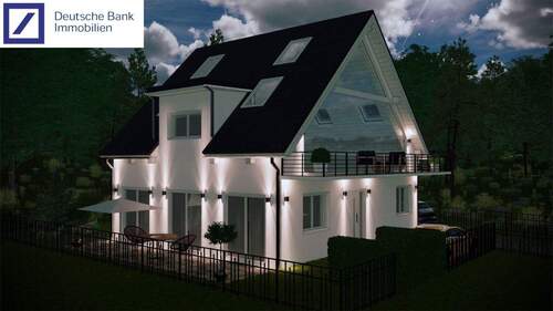 Visualisierung - Baugrundstück mit Baugenehmigung für Zweifamilienhaus