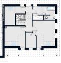 Grundriss Obergeschoss mit Badezimmer - 