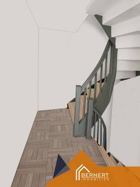 Treppenhaus visualisert - 