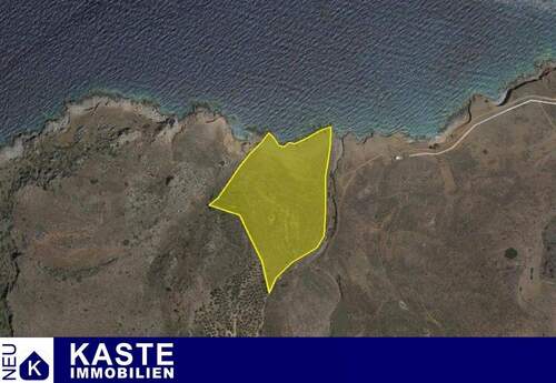 Titel - Großes Baugrundstück am Meer in ruhiger ländlicher Lage auf Kreta.