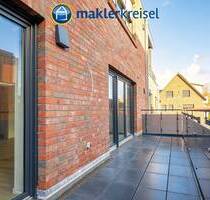 NEUBAU Innenstadt: Obergeschosswohnung mit gr. Balkon und Aufzug! - Esens