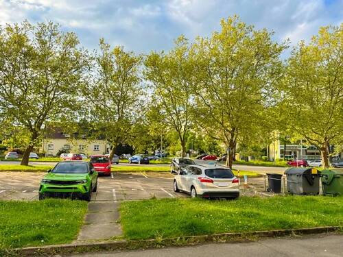 Blick aus der Haustür - 
