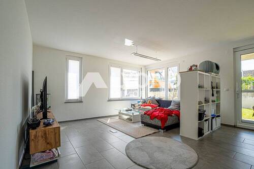 Wohnzimmer - 3 Zimmer Etagenwohnung zum Kaufen in Laichingen