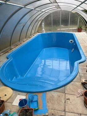 Pool nach Anstricherneuerung 2021 - 