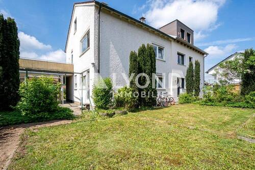 Garten - Mehrfamilienhaus, Wohnhaus mit 160,00 m&sup2; in Neu-Ulm / Ludwigsfeld zum Kaufen