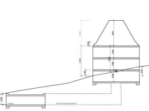 Neubauvorschlag: Schnitt - 