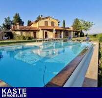 Toskana | Investiere in zeitlose Eleganz - Luxusvillen mit Pool und fantastischer Aussicht - Lajatico