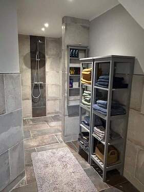 Begehbare Dusche im Hauptbad - 