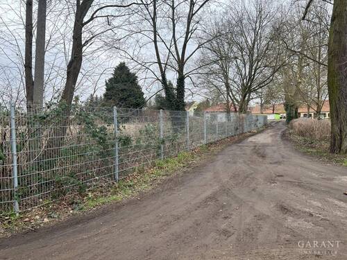 Grundstücksgrenze nach rechts - Grundstück in Golzow