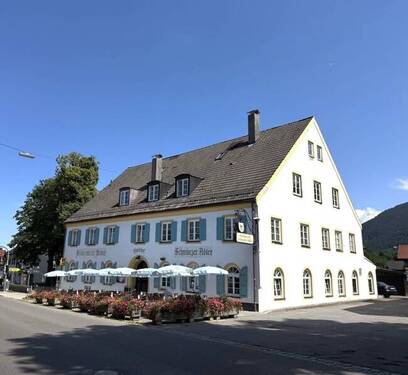 zentrale Lage in Bad Kohlgrub - Bad Kohlgrub - möblierte Wohnung mit schönem Bergblick und zwei Balkonen