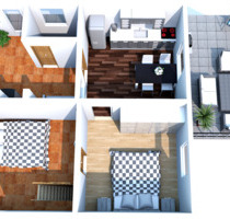 Ferienhaus an der Talsperre Kriebstein mit PKW-Stellplatz, Terrasse, Kaminen, Bootsanlegestelle und Ruderboot