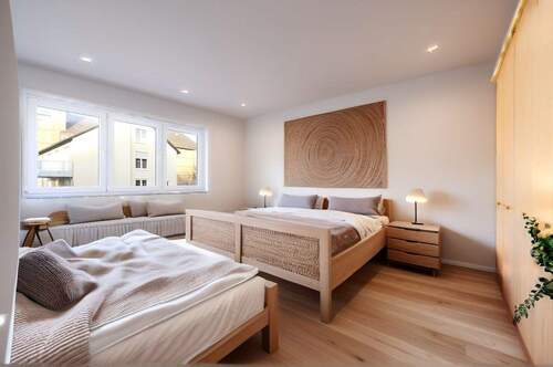 Schlafzimmer Einrichtungsvorschlag KI generiert - 