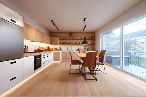 Einrichtungsvorschlag Küche - Essen KI generiert - 