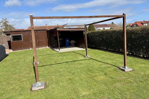 Wäscheplatz im Garten - 