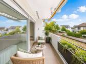 Balkon (Visualisierung) - 3 Zimmer Etagenwohnung in Viernheim