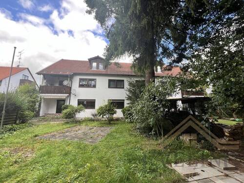 Rückseite Gebäude - 1 Zimmer Mehrfamilienhaus, Wohnhaus zum Kaufen in Vaterstetten