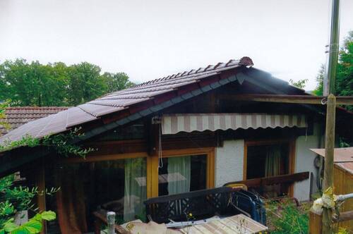 Wohnhausansicht vom Garten - 