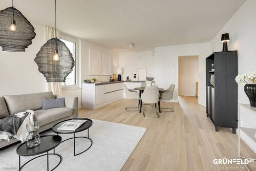 Wohnbeispiel Wohnzimmer 1 - 4 Zimmer Etagenwohnung zum Kaufen in München