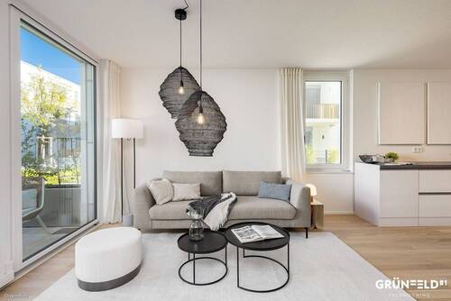 Wohnbeispiel Wohnzimmer 2 - 4 Zimmer Etagenwohnung in München