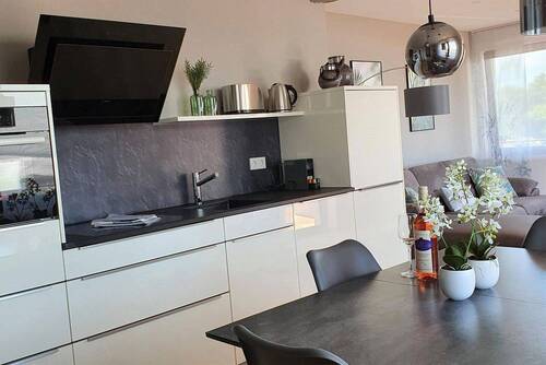 Küche und Esszimmer - 2 Zimmer Etagenwohnung in Meersburg