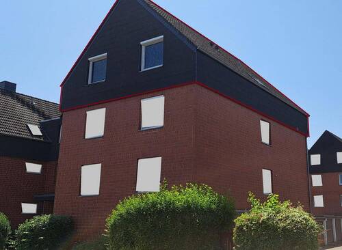 Haus, Vorderansicht - 3 Zimmer Etagenwohnung in Braunschweig