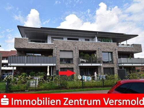 Terrassenansicht - Neubau- Eigentumswohnungen in zentraler Lage