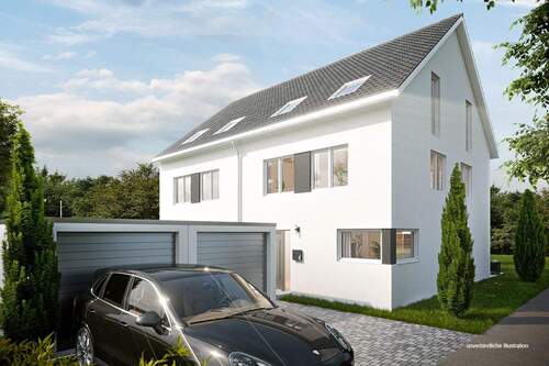 Ansicht - Doppelhaushälfte mit 181,00 m&sup2; in Ostfildern / Nellingen zum Kaufen