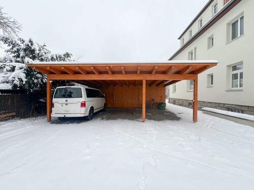 Carport im Winter - 
