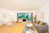 Wohnzimmer - Attraktive 2-Zimmer-Wohnung mit cleverem Grundriss und Wohlfühlambiente
