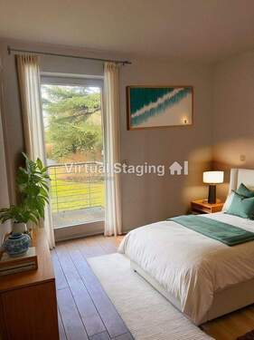 Schlafzimmer Möbel Beispiel - 2 Zimmer Etagenwohnung in Köln