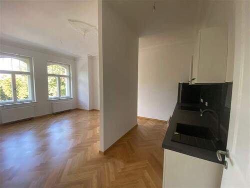 Blick offene Küche und WZ - 