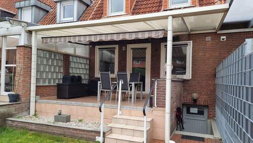 überdachte Terrasse - 5 Zimmer Reihenmittelhaus in Gronau