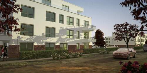 Visualisierung Haus 3 Seite.jpg - 3 Zimmer Etagenwohnung zum Kaufen in Petershagen/Eggersdorf