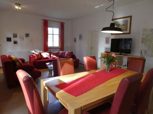 Wohnzimmer große Ferienwohnung - 