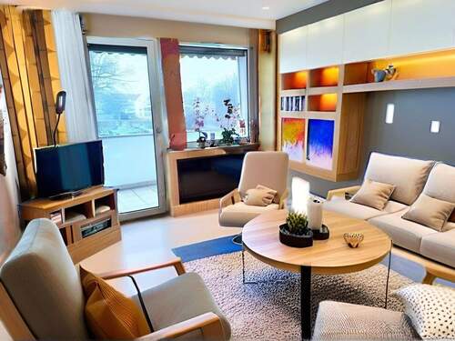 Wohnzimmer KI generiert - Etagenwohnung mit 72,00 m&sup2; in Mühlheim zum Kaufen