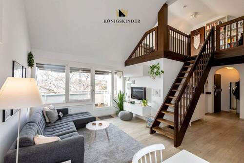 WOHNEN - Galerie-Maisonette mit Balkon & TG - ruhig, zentral, hochwertig wohnen in Ludwigsburg