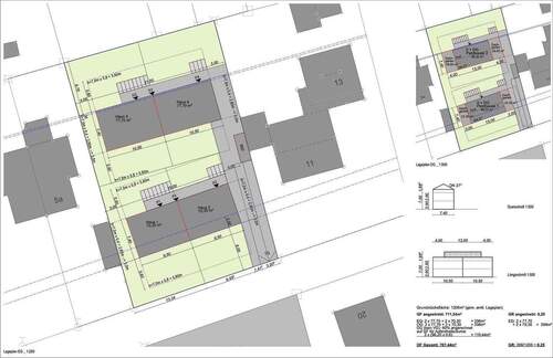 Bebauungsbeispiel mit TG - 