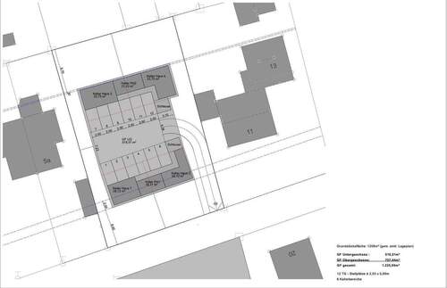 Bebauungsbeispiel mit TG - 