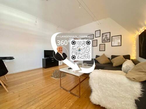 VIRTUELLE BESICHTIGUNG ANFORDERN - LANGENHAIN: NUR FÜR EINPERSONENHAUSHALT ! - Charmante 2-Zimmer Dachgeschosswohnung mit EBK und Duschbad +++