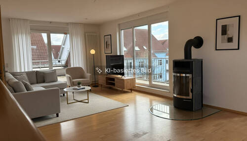 Wohnzimmer - 4 Zimmer Etagenwohnung in Bensheim