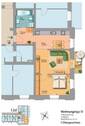 Grundriss Wohnung - 1.OG - 2 Zimmer Etagenwohnung zur Miete in Dresden
